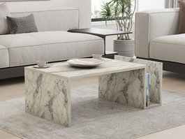 Hanah Home Mesa de Centro Memo - Freesia Marble